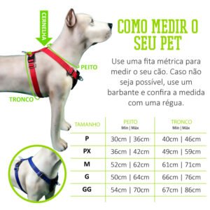 Peitoral Z Prime com Regulagem K9 Spirit
