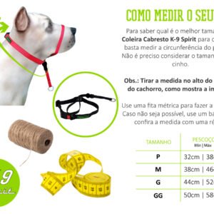 Coleira Cabresto K-9 Spirit Para Cães