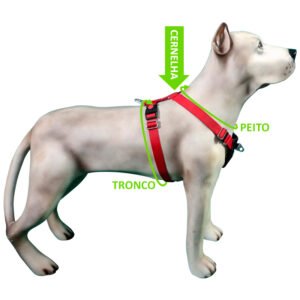 Peitoral Z Prime com Regulagem K9 Spirit