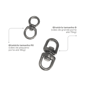 Conjunto Colar e Guia Extreme (1,50m) K-9 Spirit Universal (G)