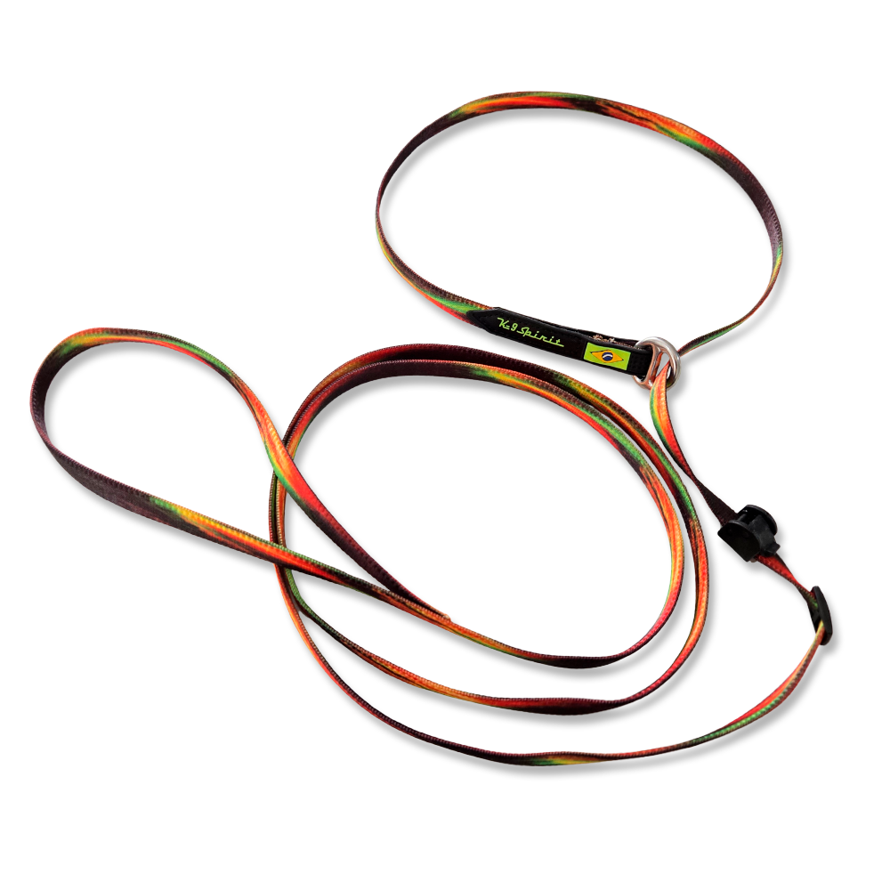 Guia Unificada Premium Inox K-9 Spirit Para Cães (Fita 10mm) - Imagem 3