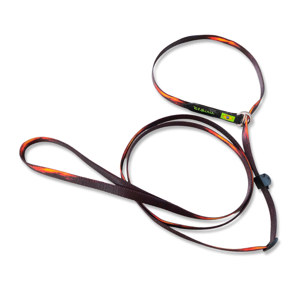 Guia Unificada Premium Inox K-9 Spirit Para Cães (Fita 10mm) - Imagem 7